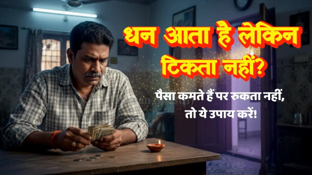 धन आता है लेकिन टिकता नहीं? हो सकता है ये 5 वास्तु दोष जिम्मेदार हों | पैसा कमते हैं पर रुकता नहीं, तो ये उपाय करें 1 Dhan Aata Hai Lekin Tikta Nahi, धन आता है लेकिन टिकता नहीं
