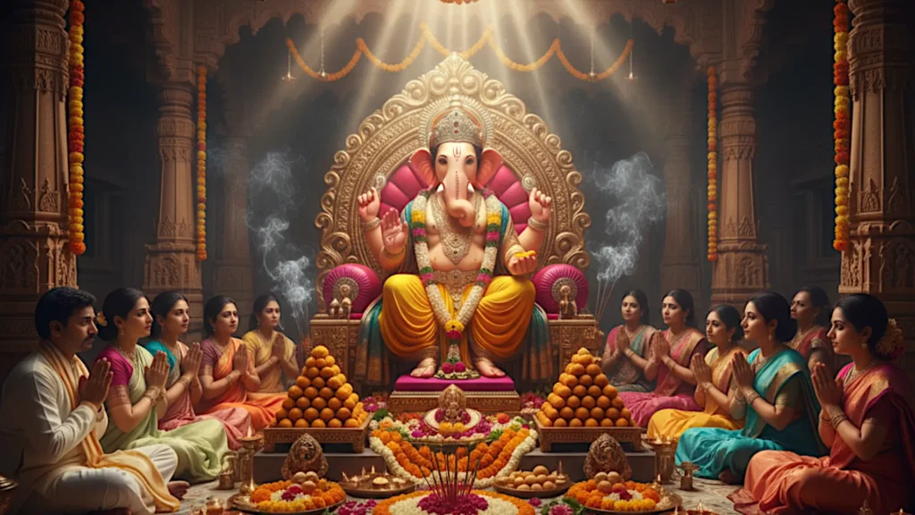 Shri Ganesh Ji ki Aarti: श्री गणेश आरती पाठ - जय गणेश जय गणेश देवा आरती, अर्थ व महत्व 1 Shri Ganesh Ji ki Aarti, श्री गणेश आरती पाठ