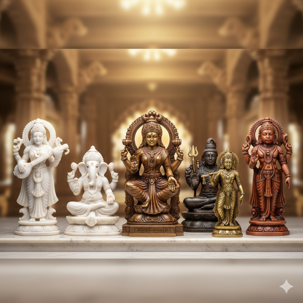 Musical Shop 3 bhagwaan ki murtiya