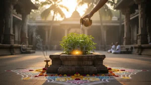 Tulsi Ko Jal Dene Ka Mantra, तुलसी में जल देने का मंत्र