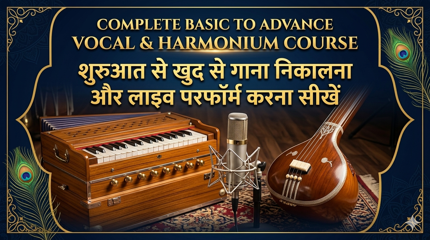 Complete Basic to Advance Vocal & Harmonium Course